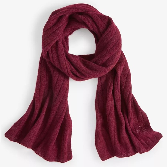 Charter Club Accessories - Charter Club Ribbed Crantini 100% Cashmere Scarf